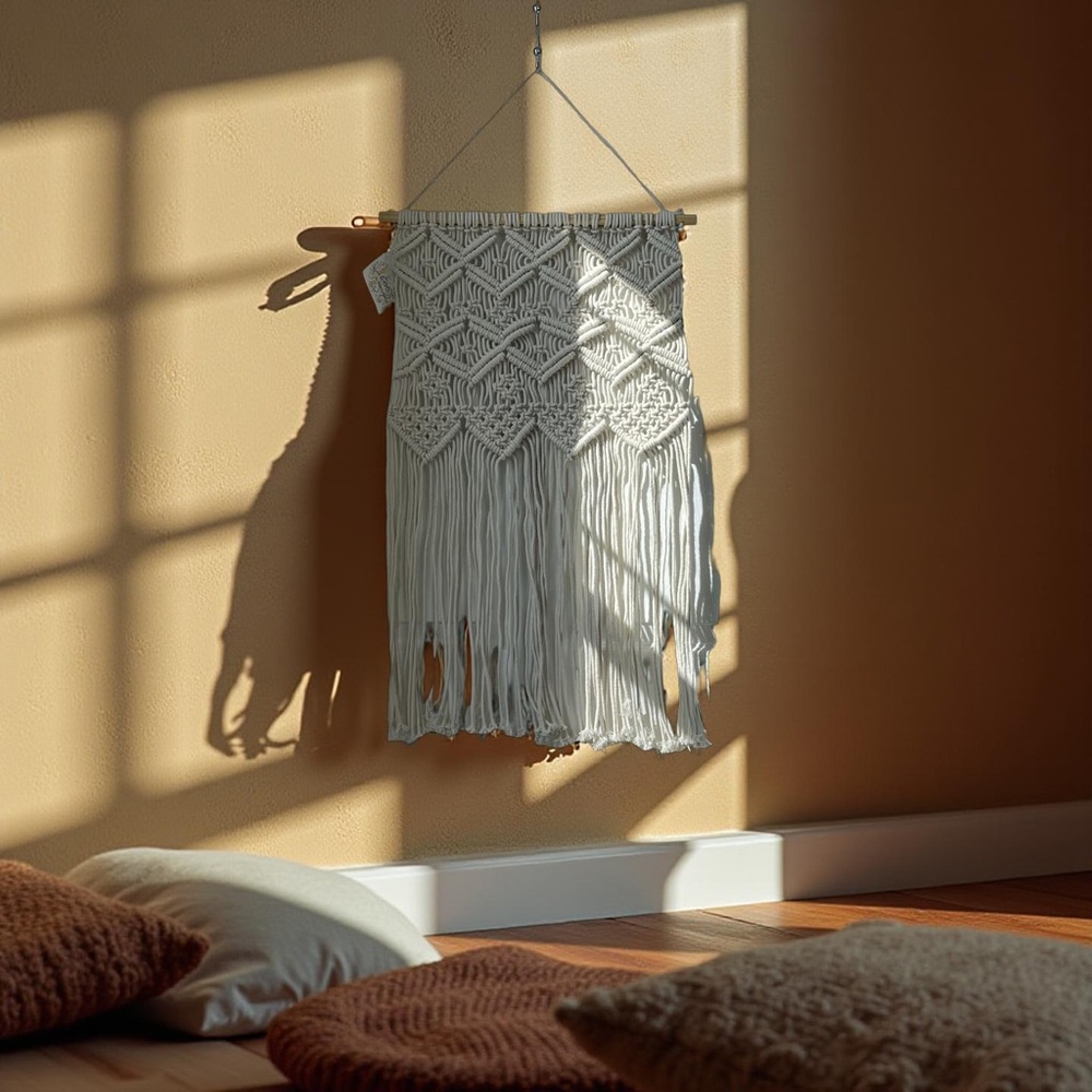 Hand Woven Macramé Wall Hanging